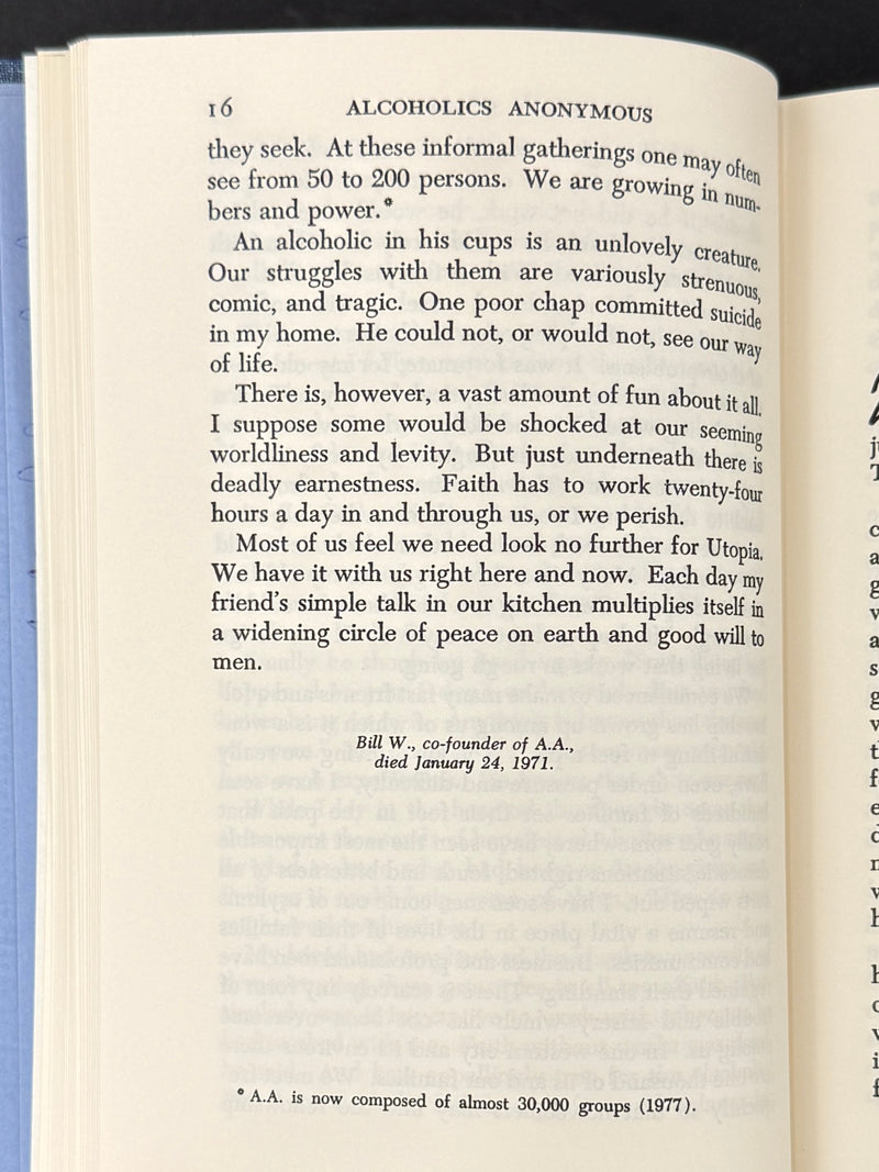 Alcoholics Anonymous — Third Edition, Third Printing (1977)