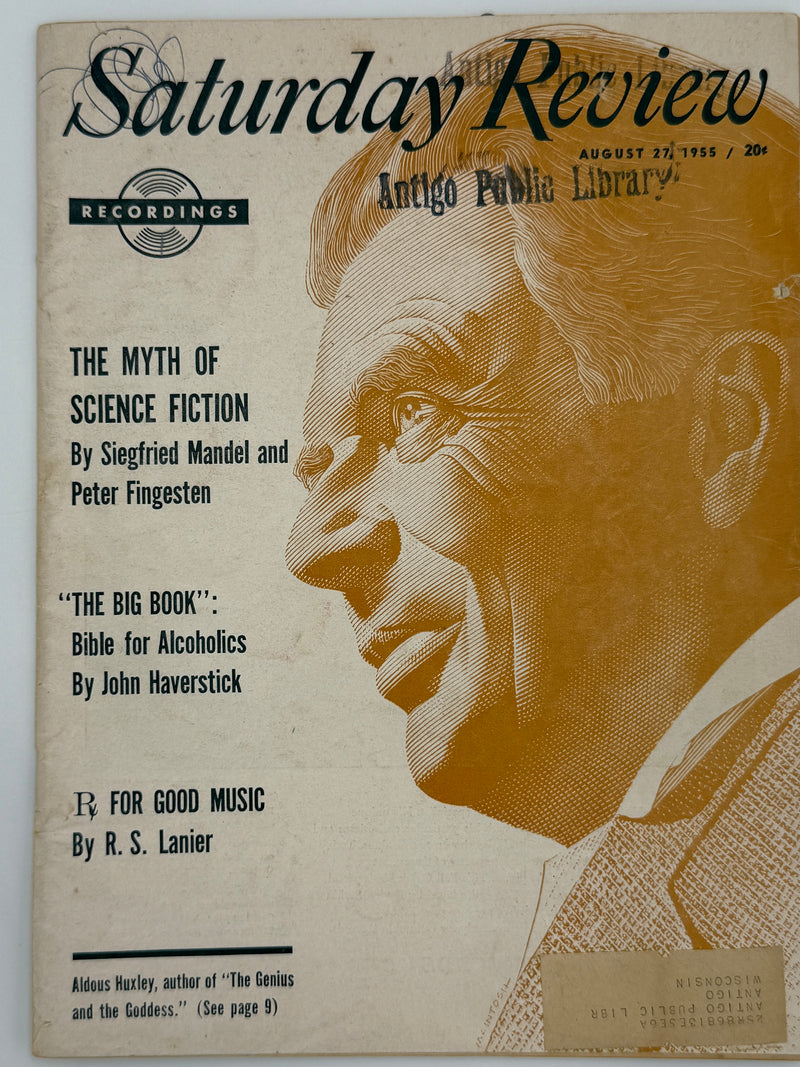 Saturday Review from August 1955 - The Big Book Bible for Alcoholics