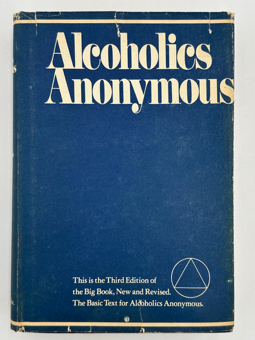 Alcoholics Anonymous Third Edition 1st Printing - 1976, w/ ODJ Recovery Collectibles