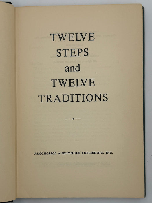 Alcoholics Anonymous Twelve Steps and Twelve Traditions - First Printing from 1953 - ODJ