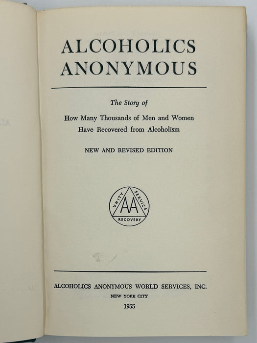 Alcoholics Anonymous Second Edition 15th Printing from 1973 - ODJ