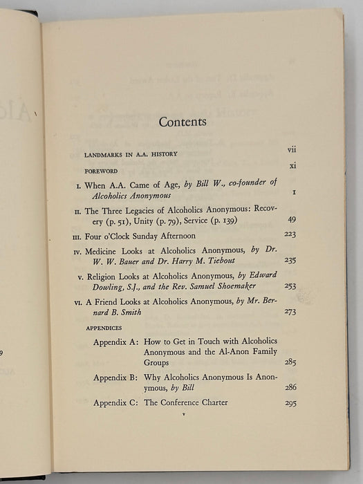 Alcoholics Anonymous Comes Of Age - Second Printing from 1967 - ODJ