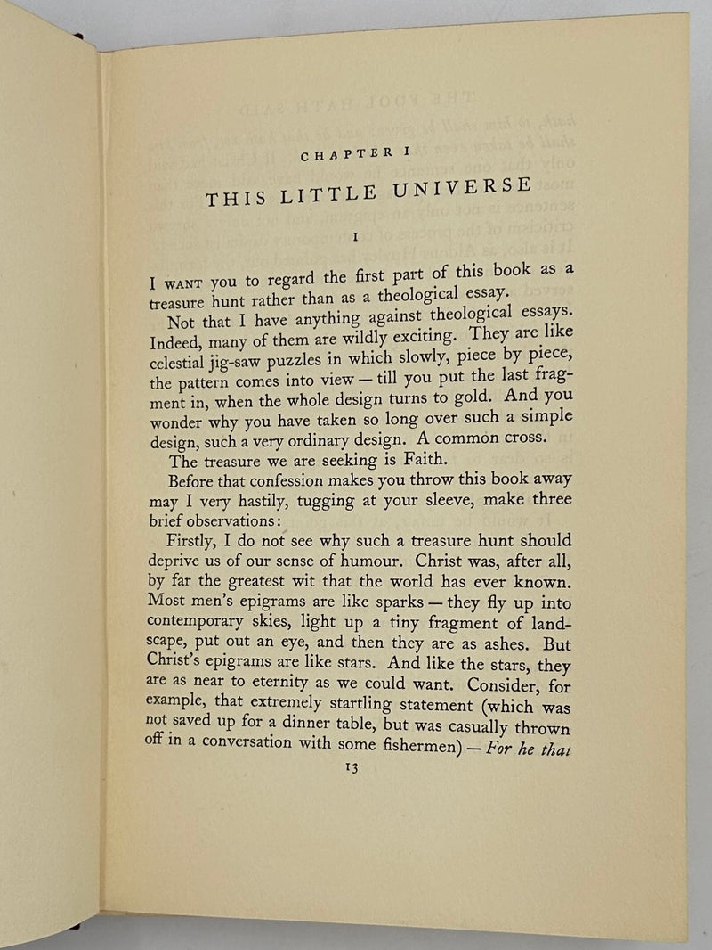 The Fool Hath Said by Beverly Nichols - First printing from 1936 - ODJ