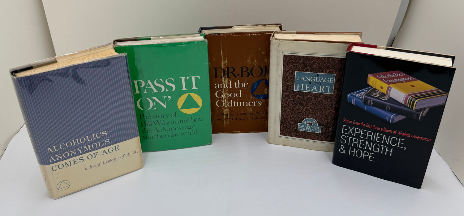 AA History Book Set — Five Essential Volumes of A.A. History