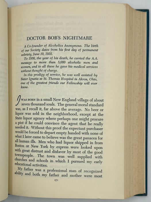 Alcoholics Anonymous Second Edition 5th Printing with ODJ