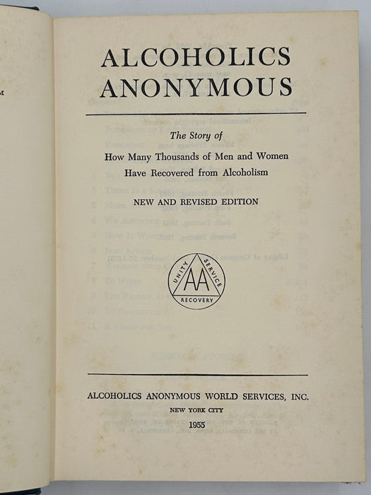 Alcoholics Anonymous Second Edition 7th Printing from 1965 - ODJ