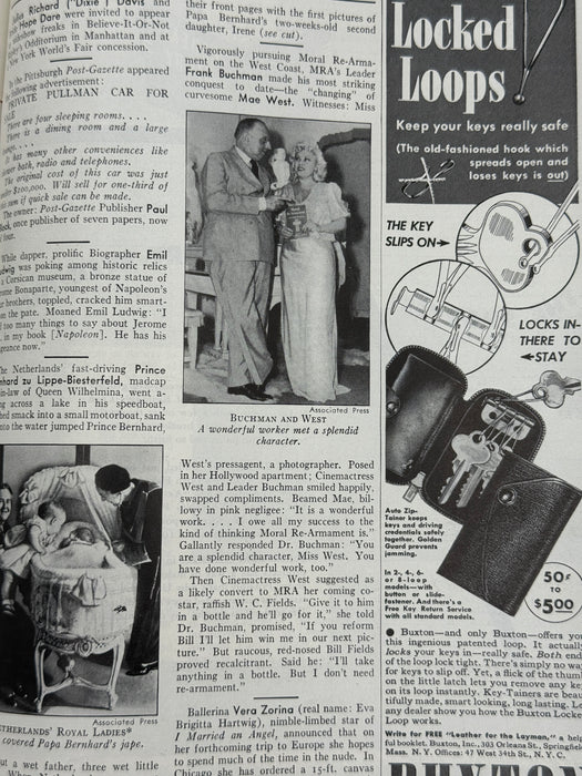 Time Magazine from August 1939 - Buchman