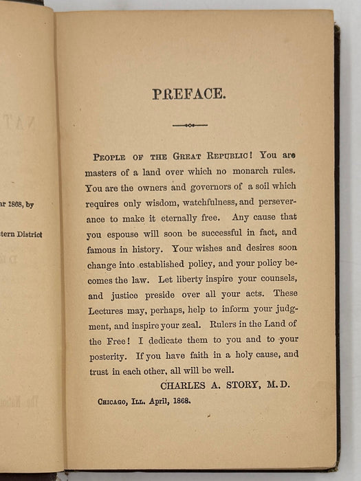 Alcohol: Its Nature and Effects by Dr. Charles A. Story