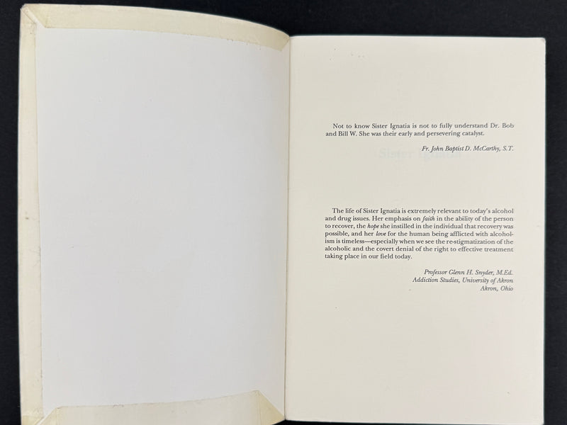 Sister Ignatia: Angel of Alcoholics Anonymous — Mary C. Darrah (1992) — Paperback