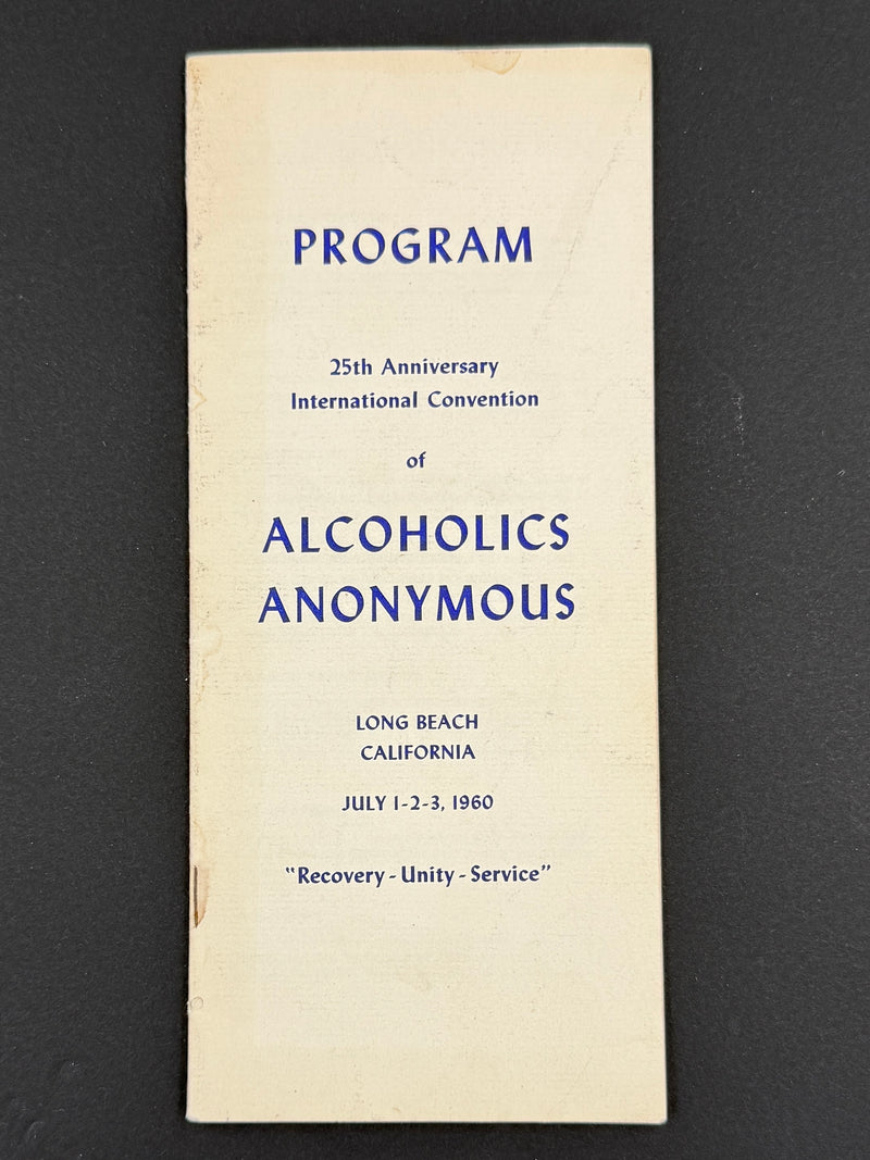 1960 Alcoholics Anonymous 25th Anniversary International Convention Collection — Long Beach, California
