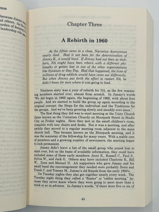 My Years with Narcotics Anonymous: A History of NA by Bob Stone