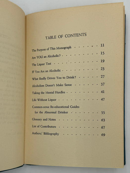 Alcoholics Are Sick People by Robert V. Seliger, M.D.
