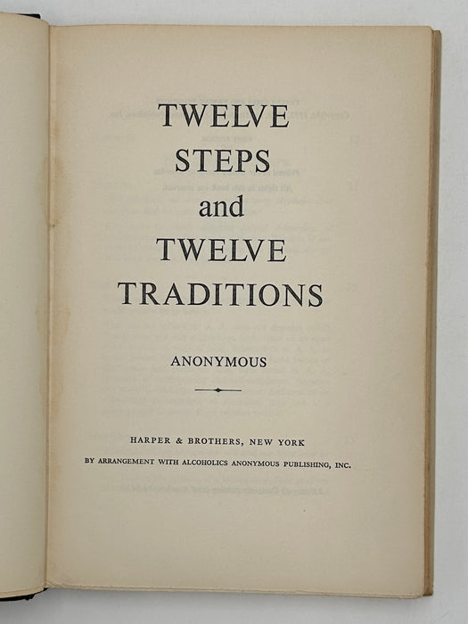 12 Steps and 12 Traditions First Edition 1st Printing Published by Harper & Brothers Recovery Collectibles