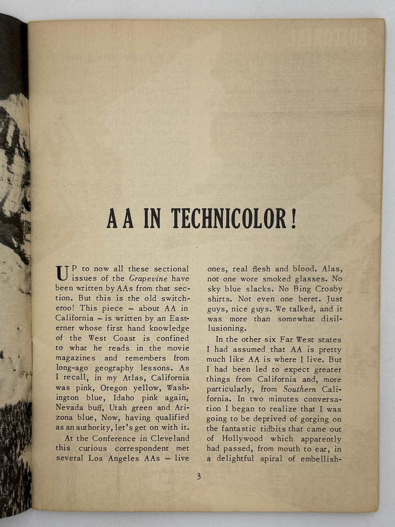 AA Grapevine from October 1950 - Far West Issue Recovery Collectibles