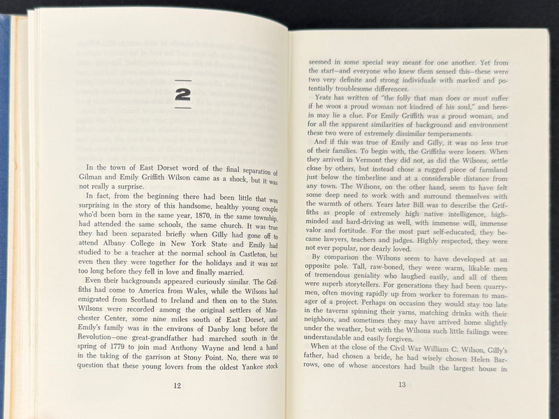 Bill W. by Robert Thomsen — 1975 Fourth Printing | Original Dust Jacket
