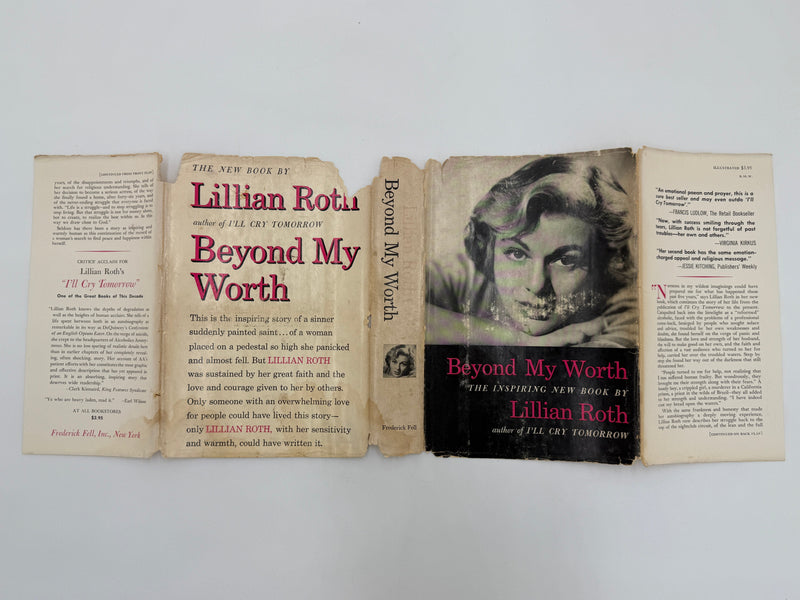 Beyond My Worth by Lillian Roth Recovery Collectibles