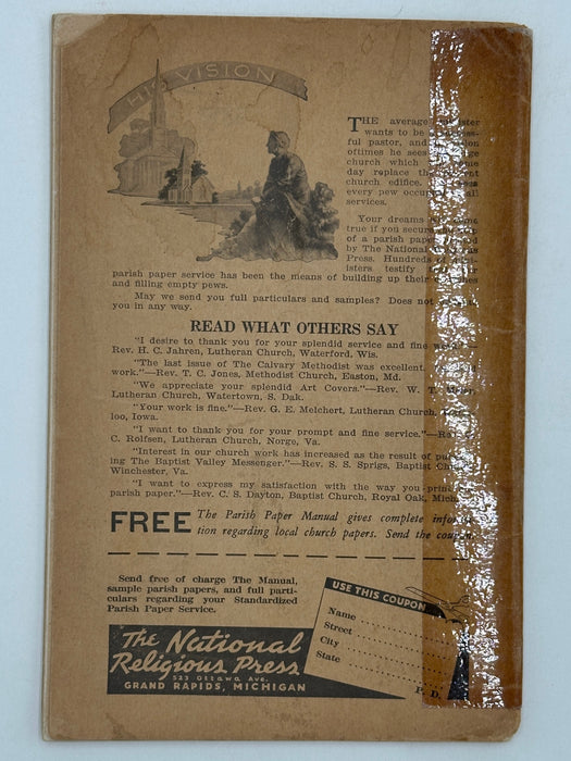 The Pulpit Digest from June 1940 includes Alcoholics Anonymous book advertisement