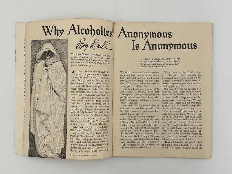 AA Grapevine from January 1955 Recovery Collectibles
