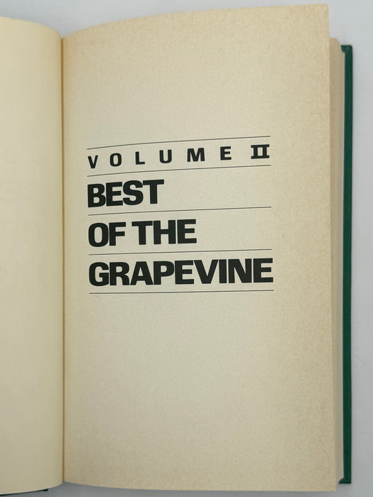 Best of the Grapevine Volume II - First Printing from 1986 - ODJ