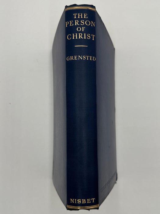 The Person Of Christ by L.W. Grensted - First Printing - ODJ Recovery Collectibles