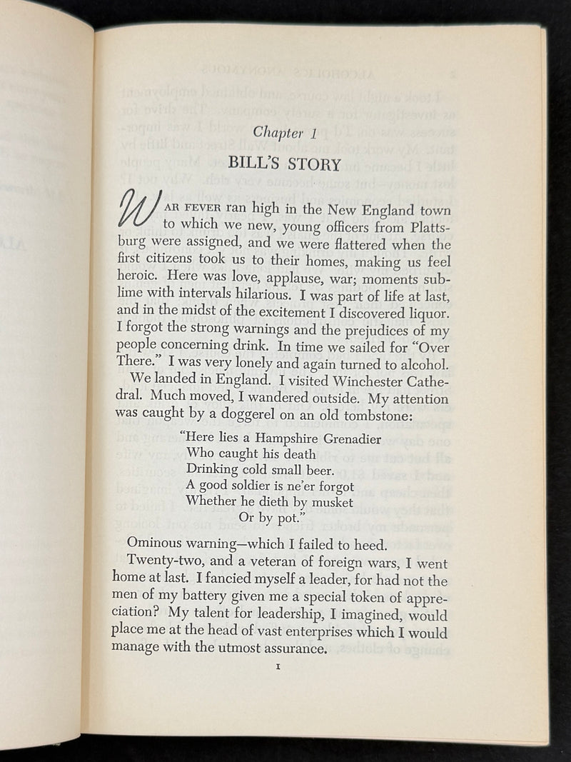 Alcoholics Anonymous Second Edition — First Printing (1955) | Reproduction Dust Jacket