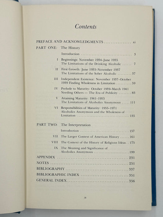 Not-God: A History of Alcoholics Anonymous by Ernest Kurtz - First Printing from 1979