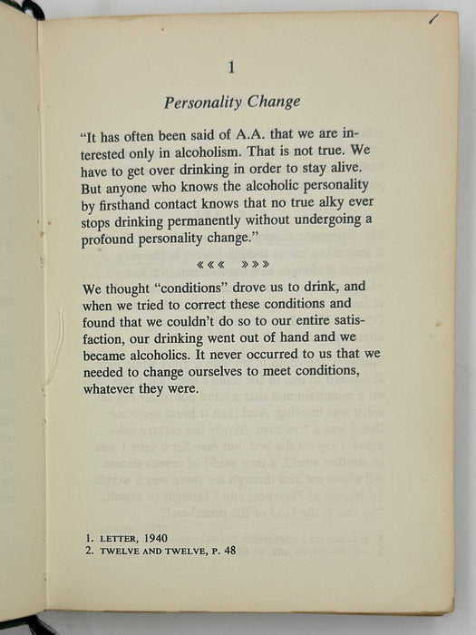The AA Way of Life - First Printing from 1967