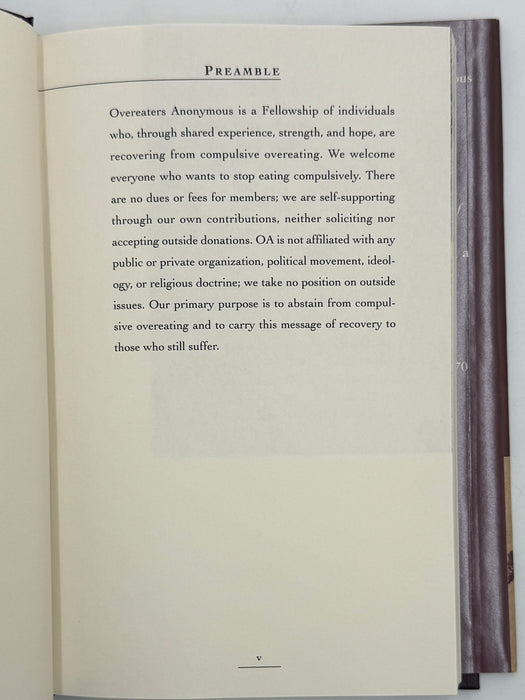 Overeaters Anonymous Book Set