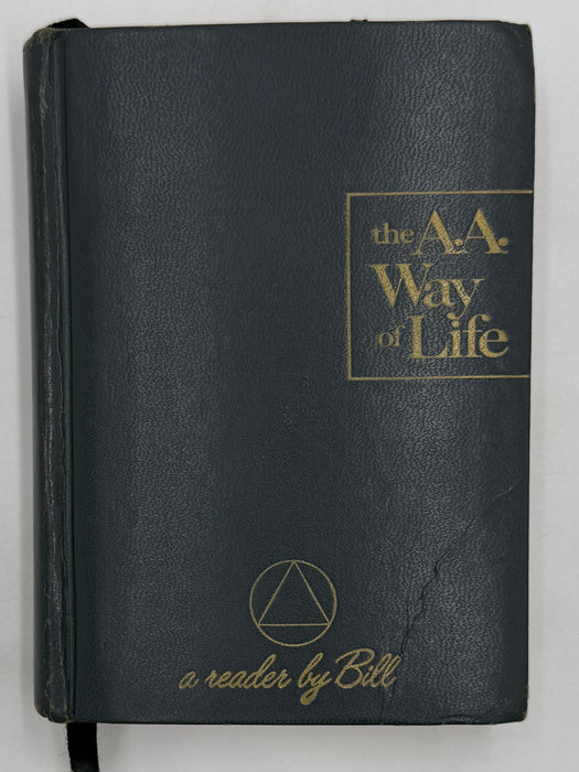 Signed by Bill W. - The AA Way of Life - Second Printing 1967 - ODJ