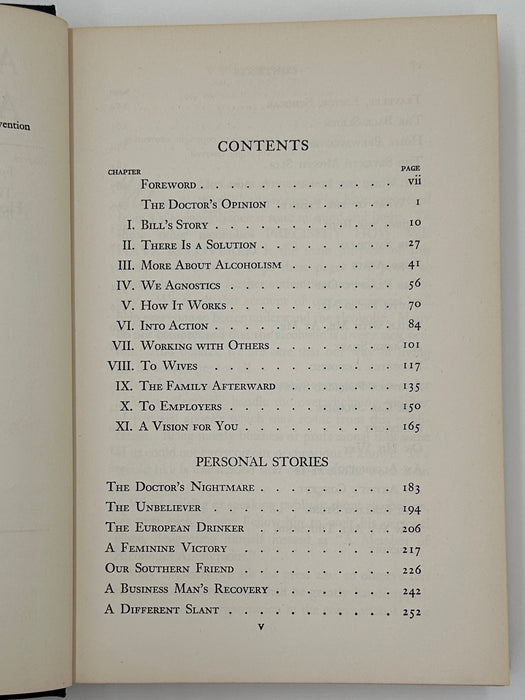 Alcoholics Anonymous First Edition 13th Printing from 1950 - ODJ