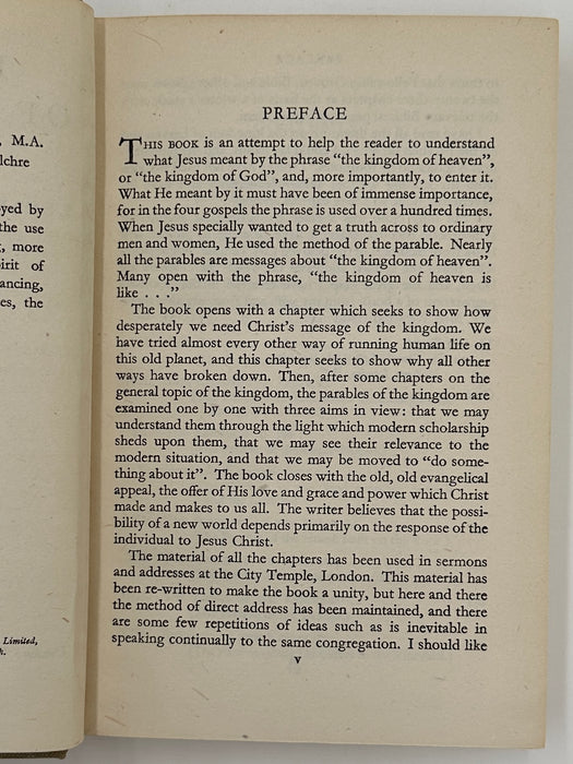 In Quest of a Kingdom by Leslie D. Weatherhead - 1943