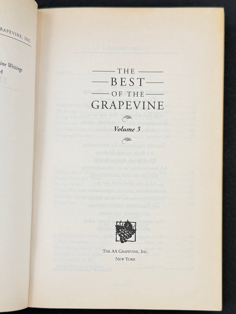The Best of the Grapevine Collection — Four-Book Set (1985–2005)