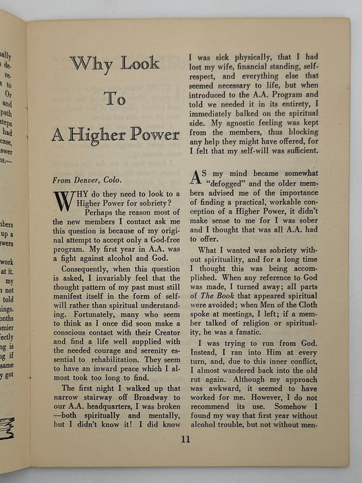 AA Grapevine from February 1949