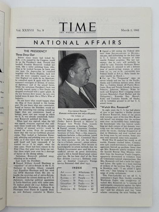 Time Magazine March 3rd, 1941 - Alcoholics Anonymous Advertisement