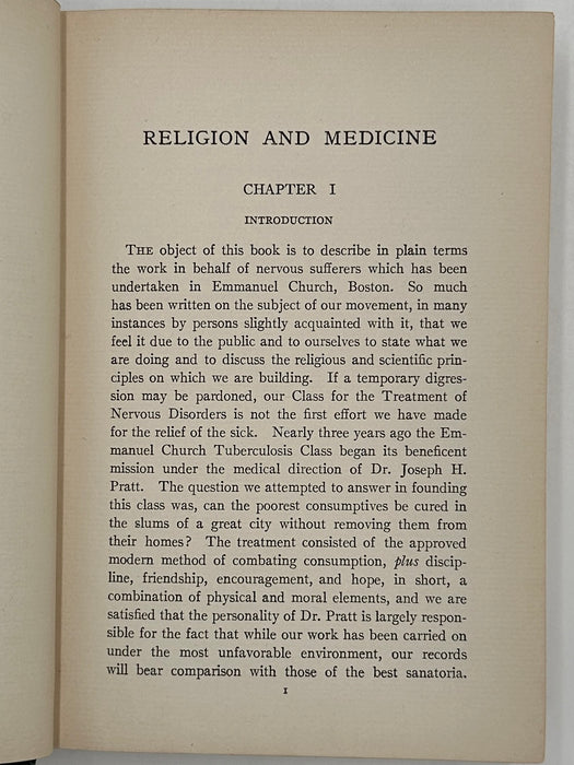 Religion and Medicine by Elwood Worcester - Seventh Printing 1908 Recovery Collectibles