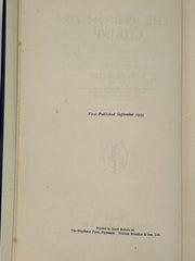 The Person Of Christ by L.W. Grensted - First Printing - ODJ Recovery Collectibles