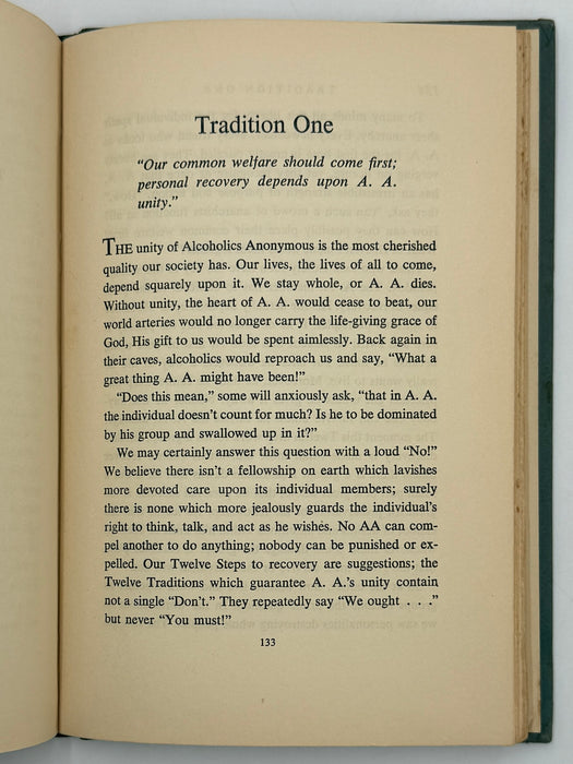 Alcoholics Anonymous Twelve Steps and Twelve Traditions - First Printing from 1953 - ODJ