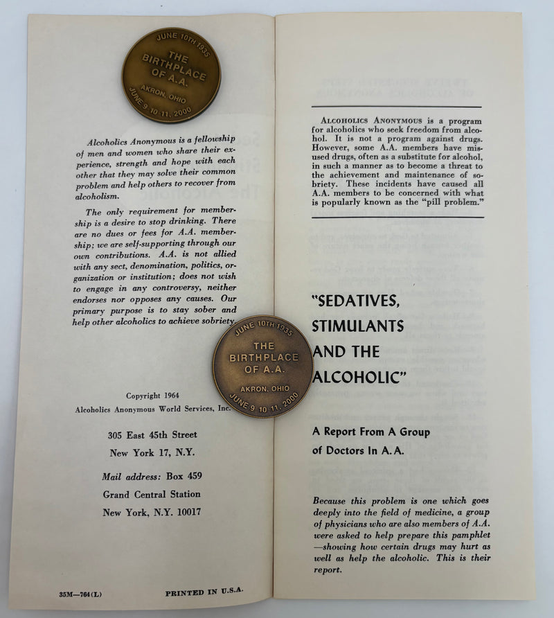 Sedatives, Stimulants, and The Alcoholic - 1964