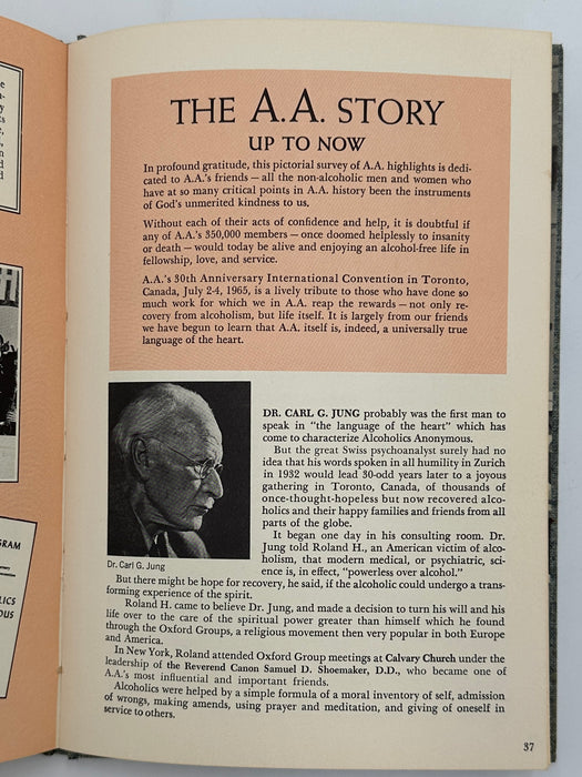 Anniversary Book - A.A. 30 - Toronto, Ontario, Canada - 1965 International Convention