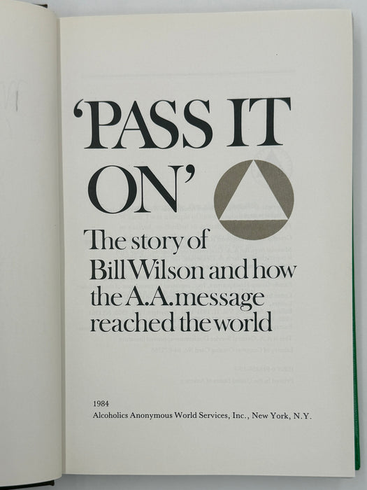 Signed by Mel B - Pass It On - 1984 First Printing