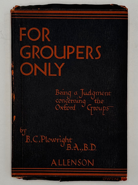 For Groupers Only by B.C. Plowright - 1933 West Coast Collection