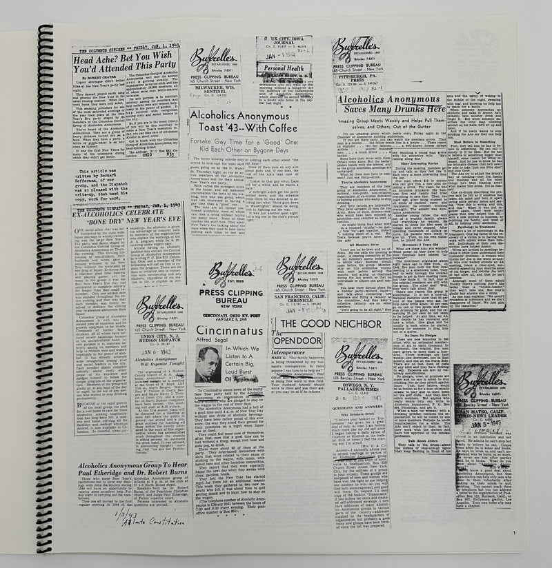 Alcoholics Anonymous 1943 - The Archives of The General Service Board