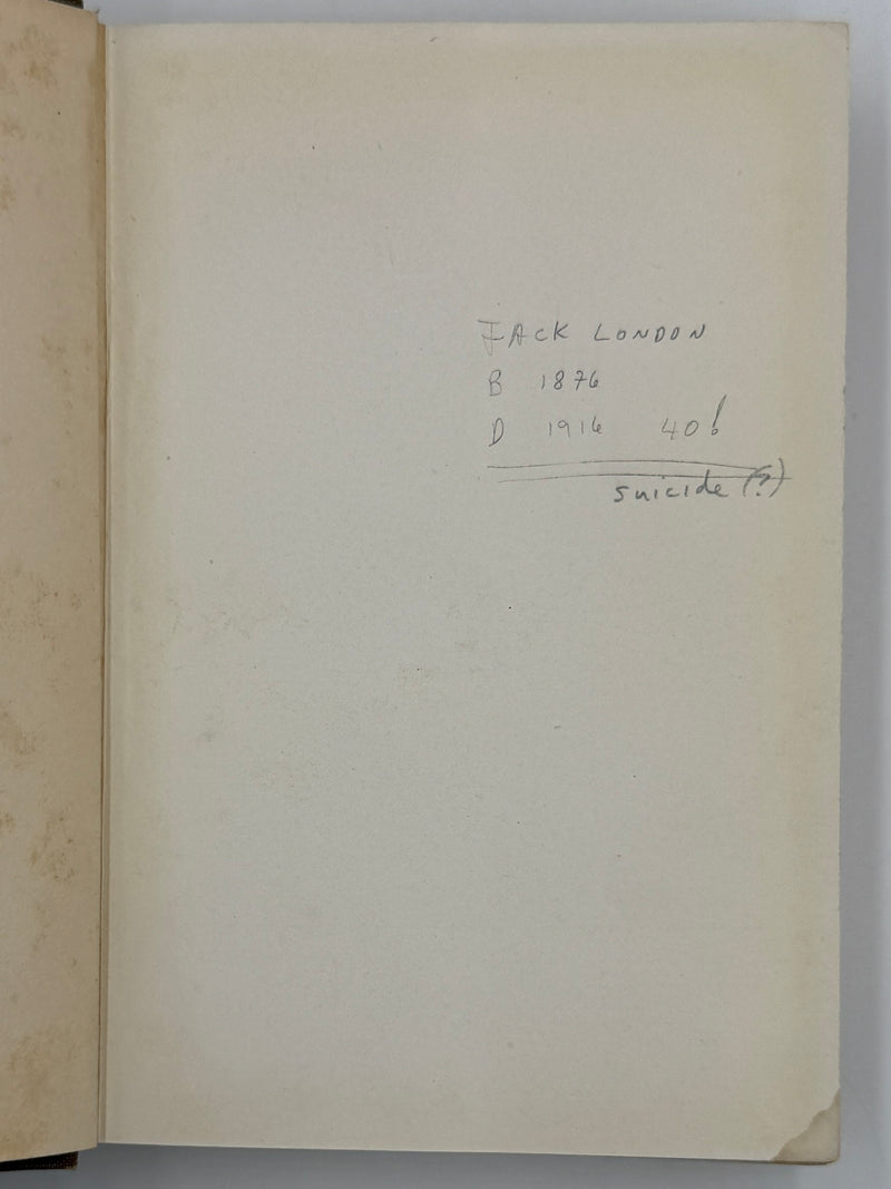 John Barleycorn by Jack London - First Printing from 1913 with ODJ