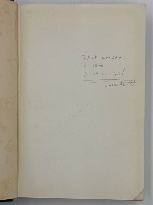 John Barleycorn by Jack London - First Printing from 1913 with ODJ