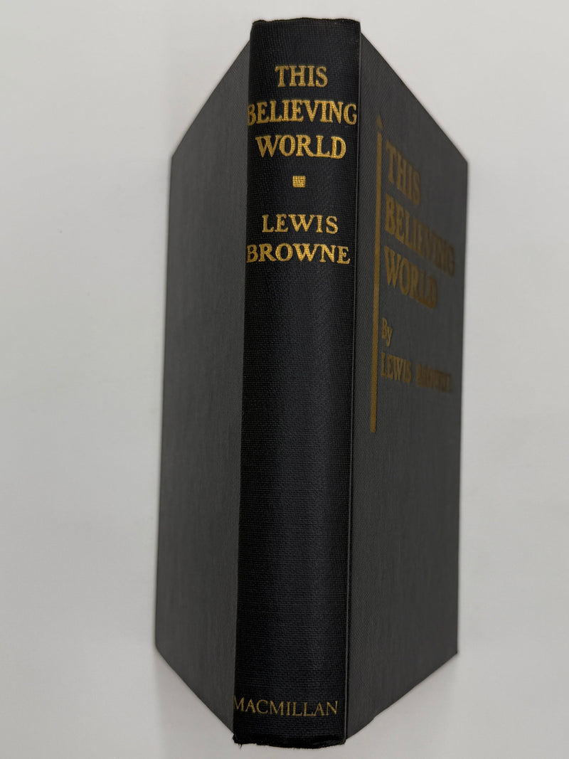 This Believing World by Lewis Browne - 6th Printing from 1953 - ODJ Recovery Collectibles