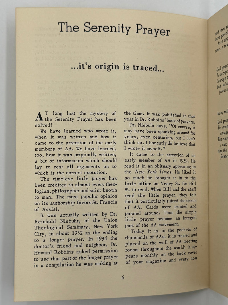 AA Grapevine from January 1950