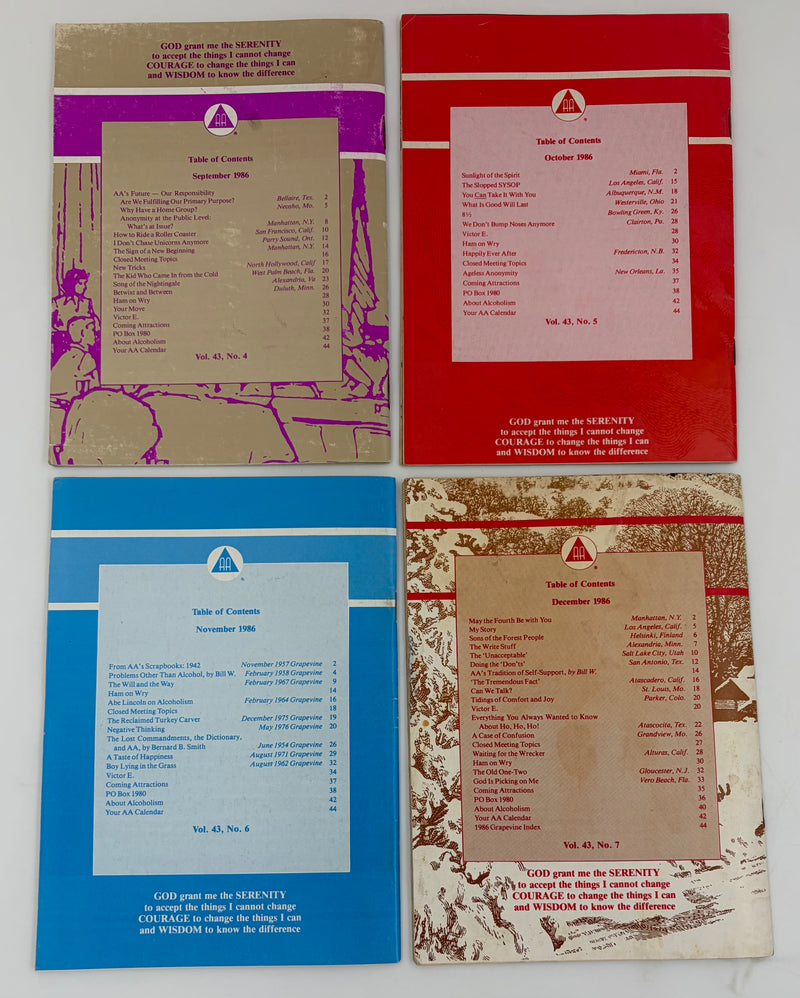 AA Grapevine Complete Set 1987