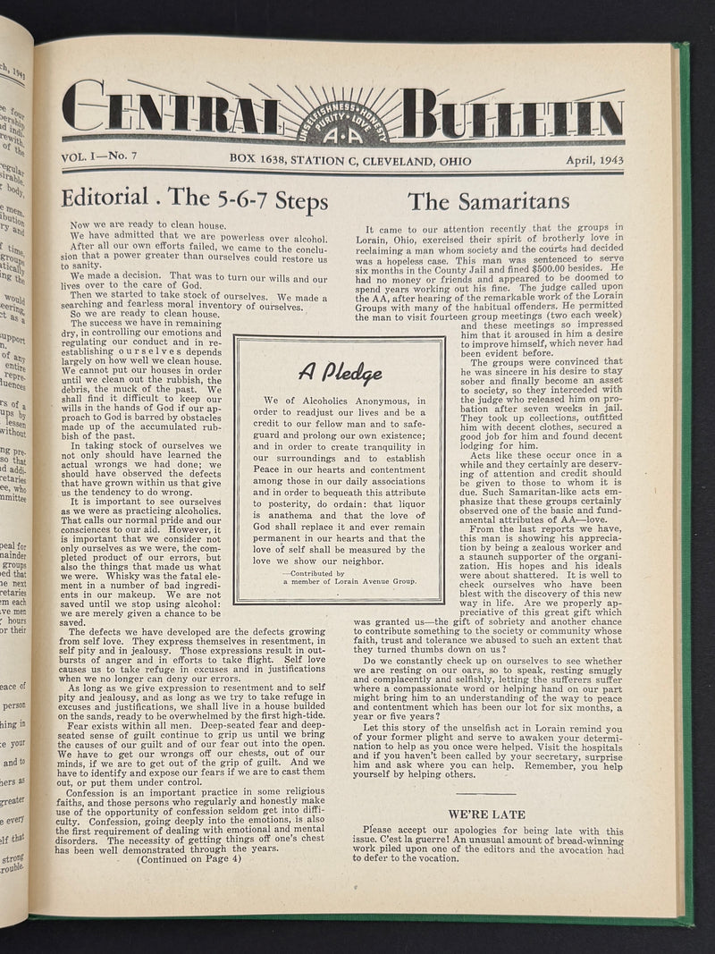 The Cleveland Central Bulletin Collection — Original Bound Volumes, 1942–1962