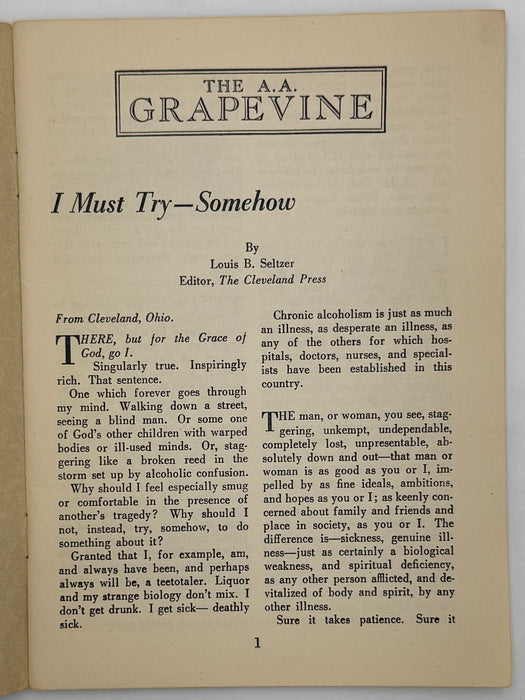 AA Grapevine from February 1949