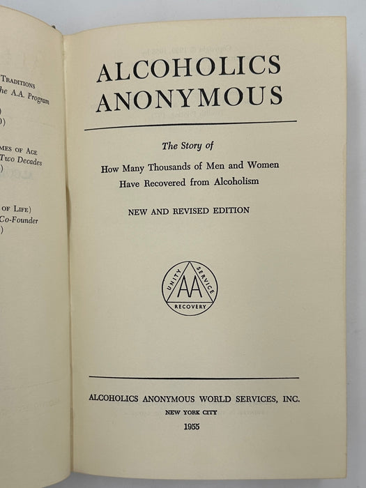 Alcoholics Anonymous Second Edition 12th Printing from 1971 - RDJ